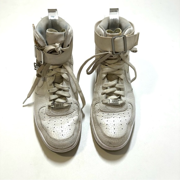 Nike Lunar Force 1 Sky Premium High Top Sneakers in White Women’s 8.5 654850-101 - Picture 3 of 13
